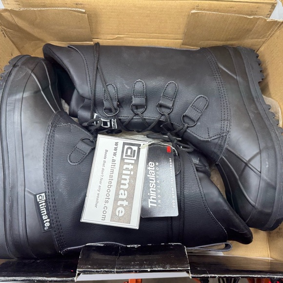 Altimate, Men’s Black Snow Pack Boots - Picture 5 of 7